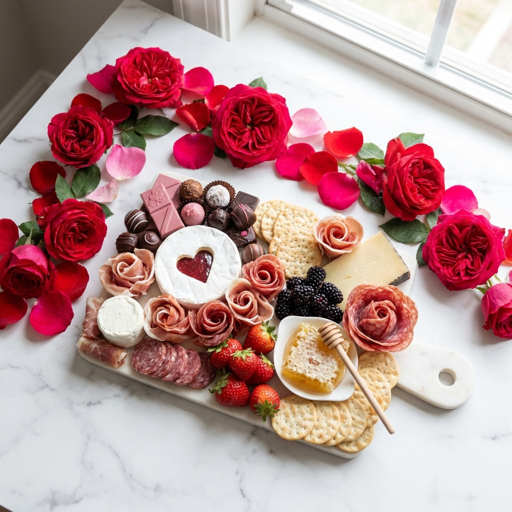 Valentine's Day Charcuterie Board 2